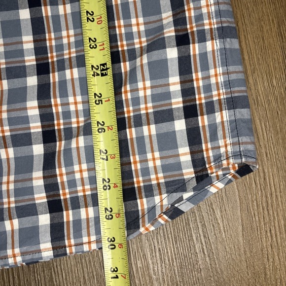 Carhartt Shirt Lot Of 2 Men XL Red Blue Plaid Relaxed Fit Short Sleeve Button Up - Picture 12 of 12